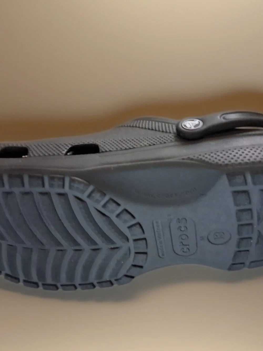 Crocs Classic Black Clog Sandals MEN SIZE 13